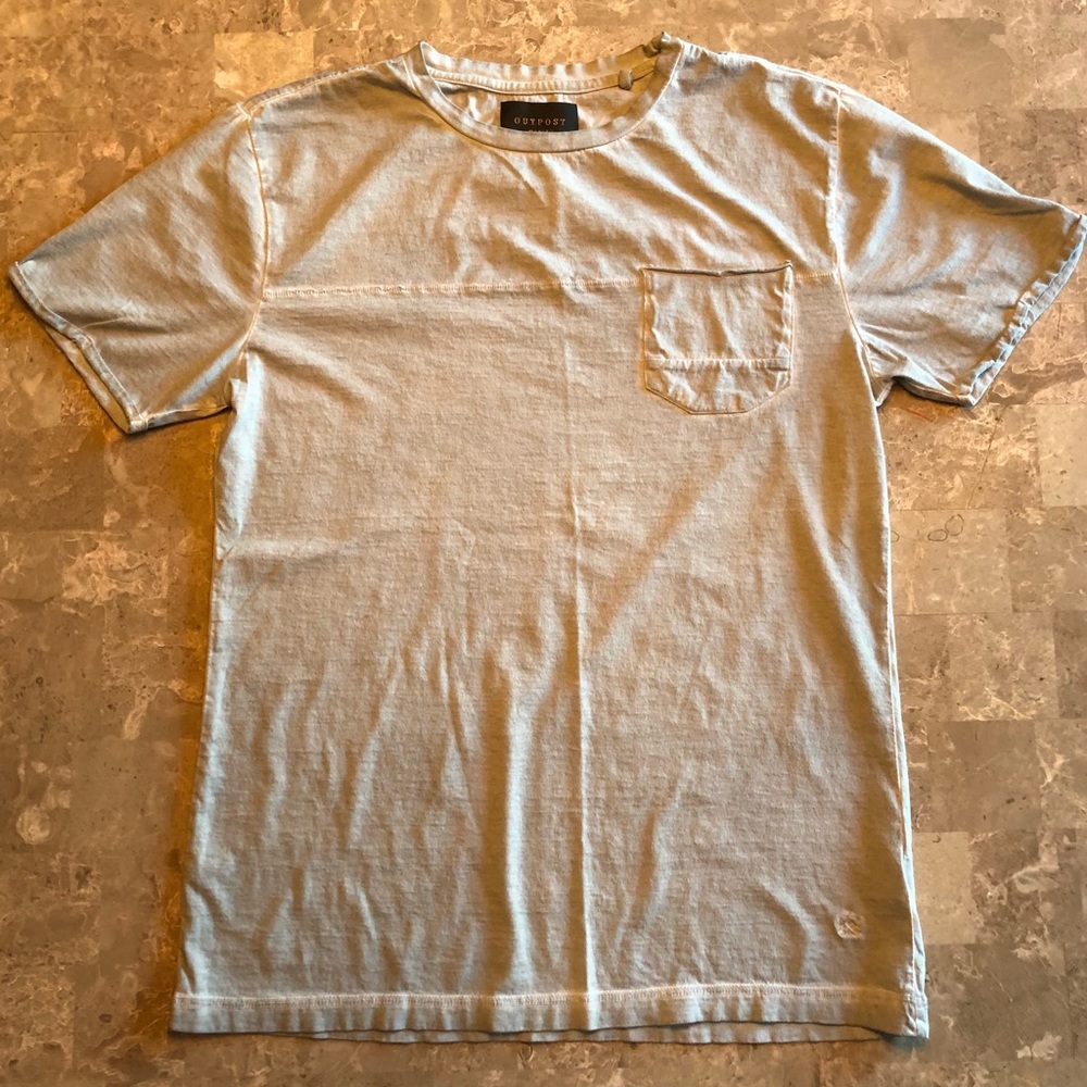 Outpost Makers Grey Picket T Shirt
